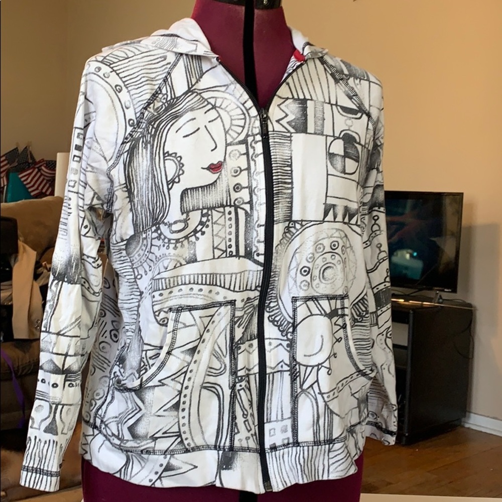 Chico’s zip-up hoodie